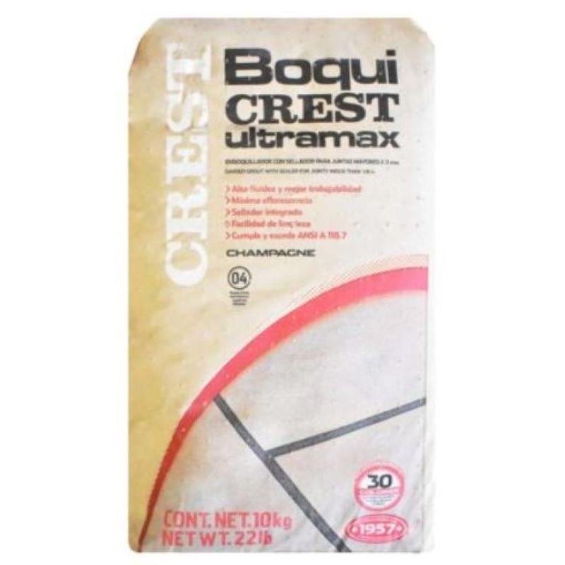 CREST Boquicrest Ultramax CHAMPAGNE Saco de 10kg