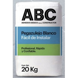 Pegazulejo ABC Blanco