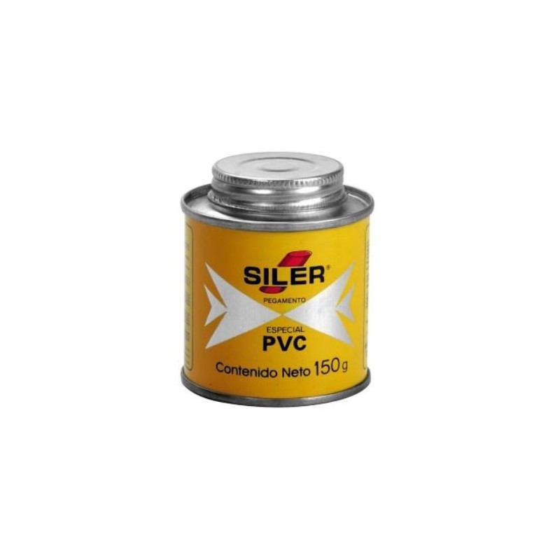 Pegamento Cemento SILER PVC  - - -  150 GRs