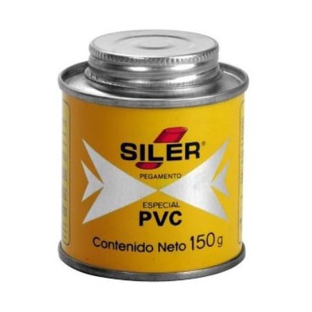 Pegamento Cemento SILER PVC  - - -  150 GRs