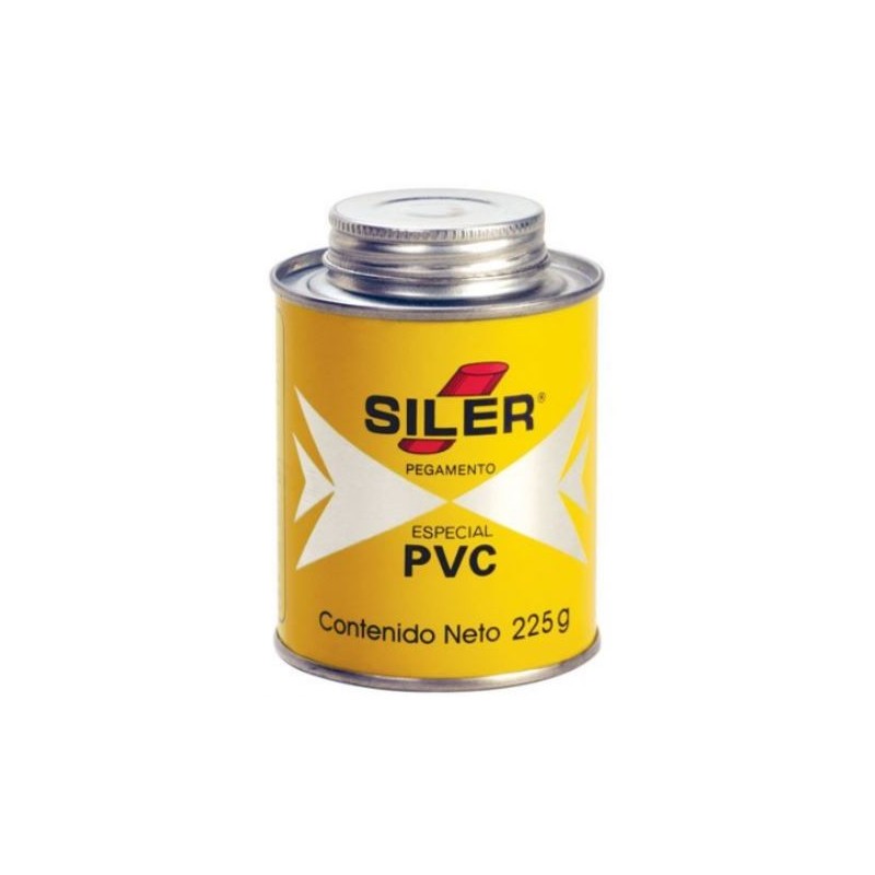 Pegamento Cemento SILER PVC  - - -  225 GRS