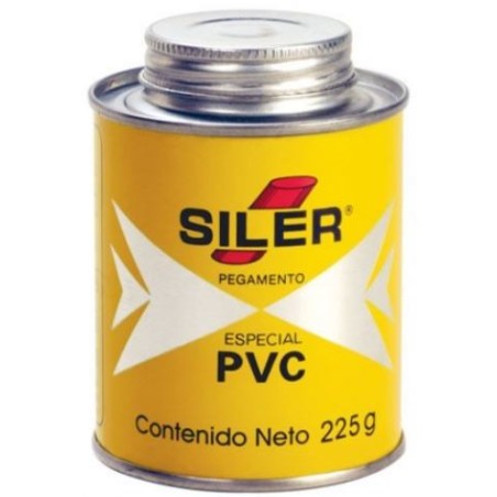 Pegamento Cemento SILER PVC  - - -  225 GRS