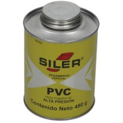 Pegamento Cemento SILER PVC  - - -  480 GR