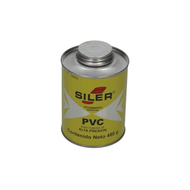 Pegamento Cemento SILER PVC  - - -  480 GR