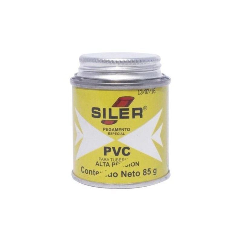 Pegamento Cemento SILER PVC  - - -  85 GR