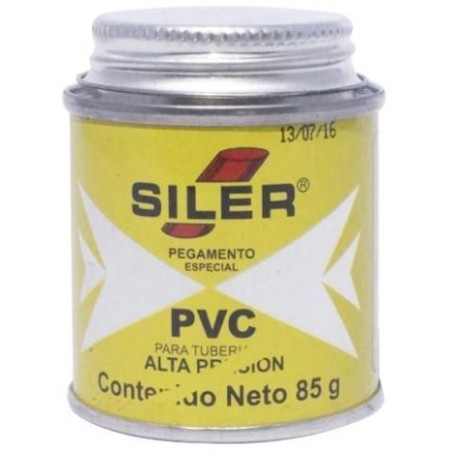 Pegamento Cemento SILER PVC  - - -  85 GR