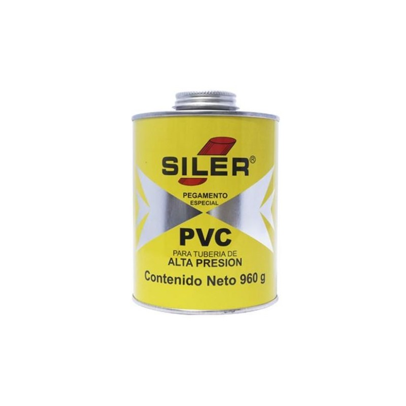 Pegamento Cemento SILER PVC  - - -  960 GR