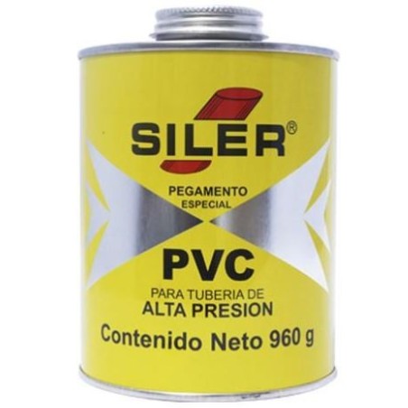 Pegamento Cemento SILER PVC  - - -  960 GR