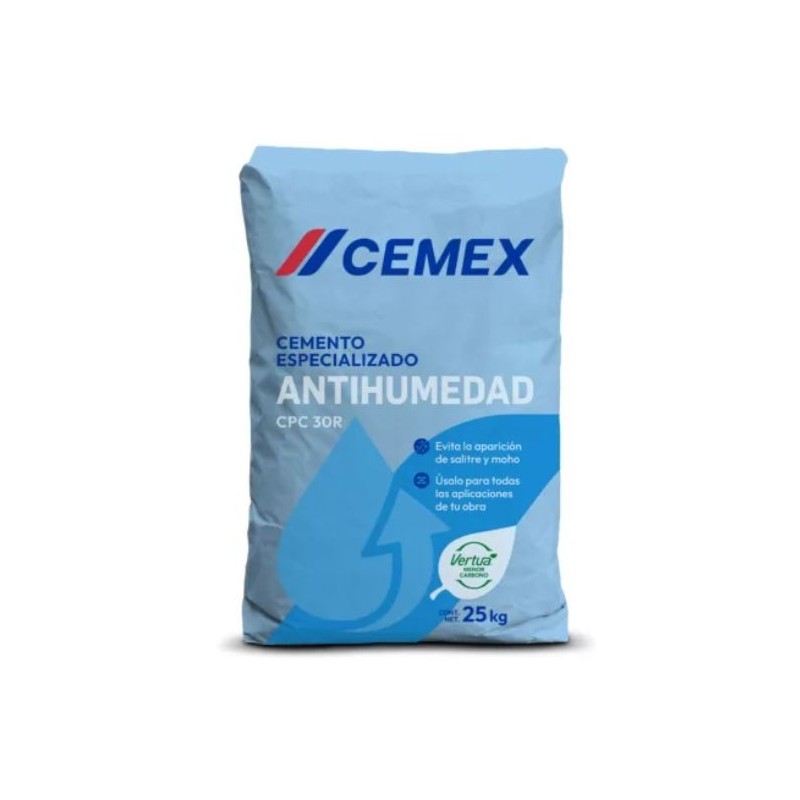 Cemento ANTIHUMEDAD Saco 25Kg Cemento ANTIHUMEDAD Saco 25Kg