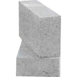 Block Macizo PESADO  de concreto11.5 X 19 X 38
